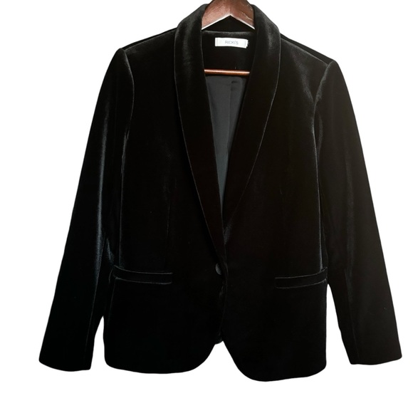 Rickis Velveteen Lined Blazer Black, Medium, Single Button *NWOT* - Picture 8 of 16